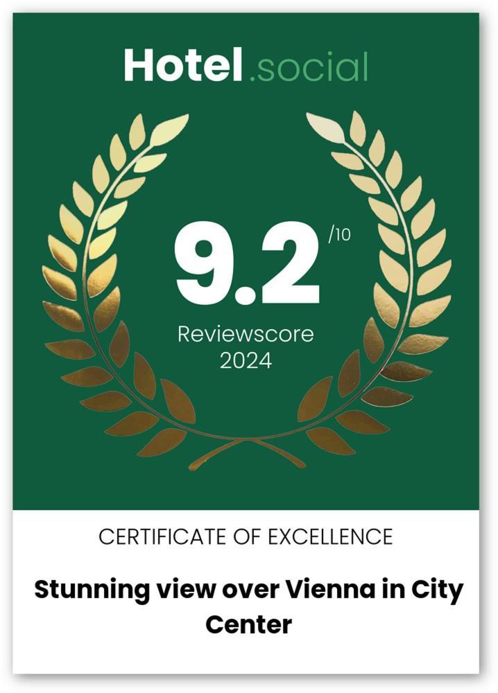 Stunning View Over Vienna In City Center Apartment Ngoại thất bức ảnh